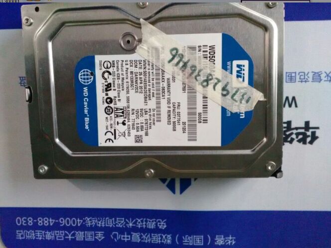 西数数据恢复WD5000AAKX-083CA1台式机500GB硬盘，磁头损坏，开盘数据恢复成功