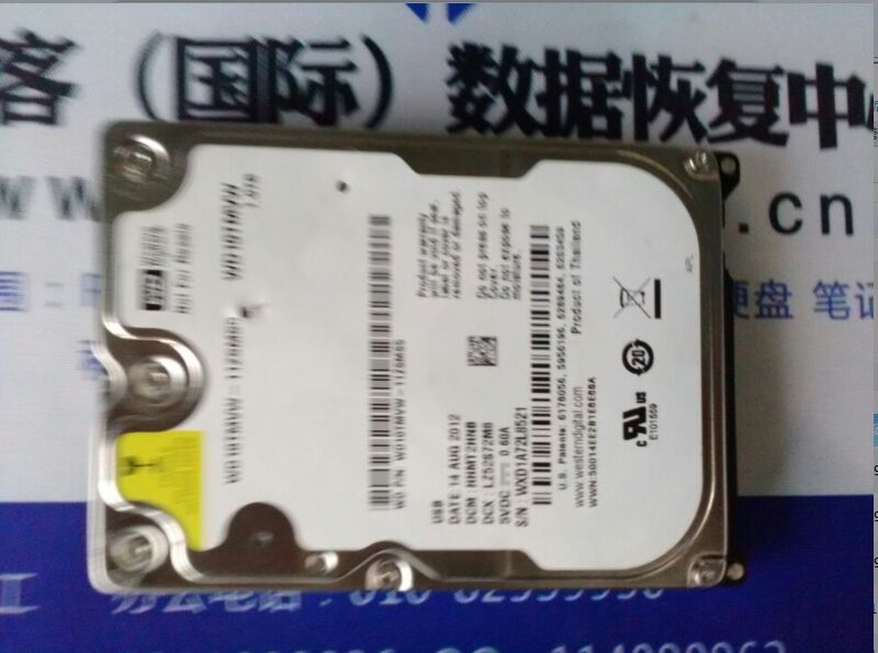 西数数据恢复WD1000GB WD10TMVW-11ZSMS5磁头损坏，开盘数据恢复成功