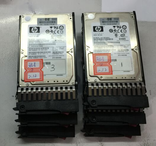 HP服务器 6块SAS 146G硬盘数据恢复成功