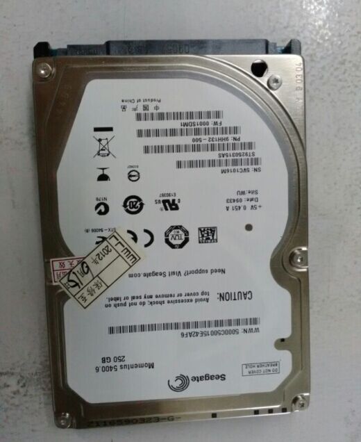 希捷数据恢复ST9250315AS，,250GB笔记本硬盘，磁头不良，开盘数据恢复成功